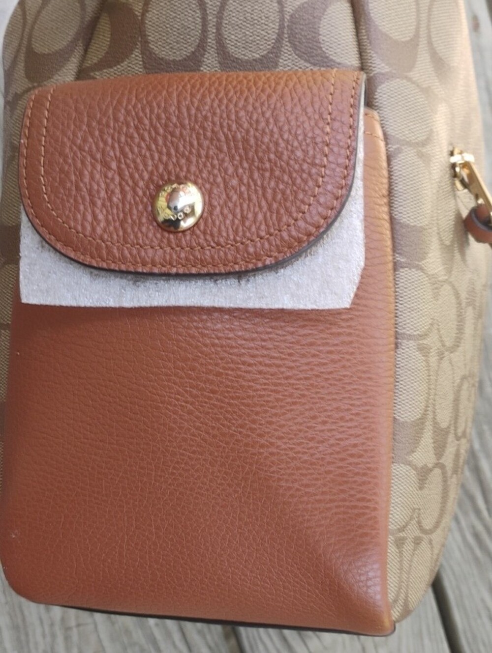 Coach NEW $478 Pennie Shoulder Bag In Signature Canvas NWOT - Picture 5 of 16
